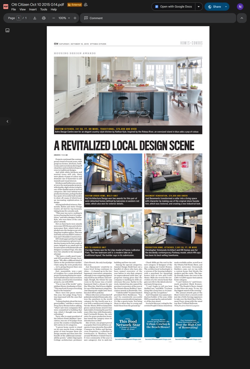 Ottawa Citizen October 10, 2015
